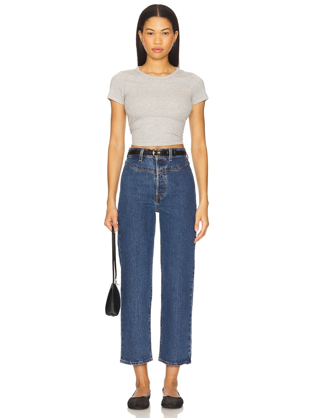 🔹LEVIS PREMIUM VINTAGE Ribcage Western Yoke Jean 🔵